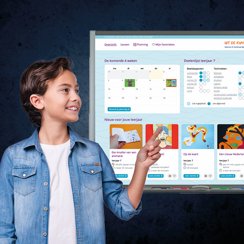 Zichtzending voor onze methode voor beeldende vorming voor het basisonderwijs